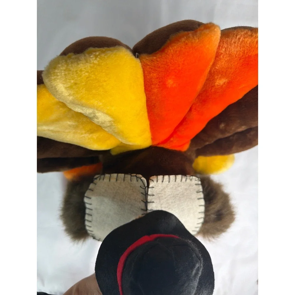 Vintage Kids of America Corp Turkey Plush Unisex 12in Brown Good